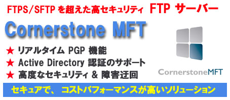 FTPS、SFTPを超えた高セキュリティを実現するFTP サーバー