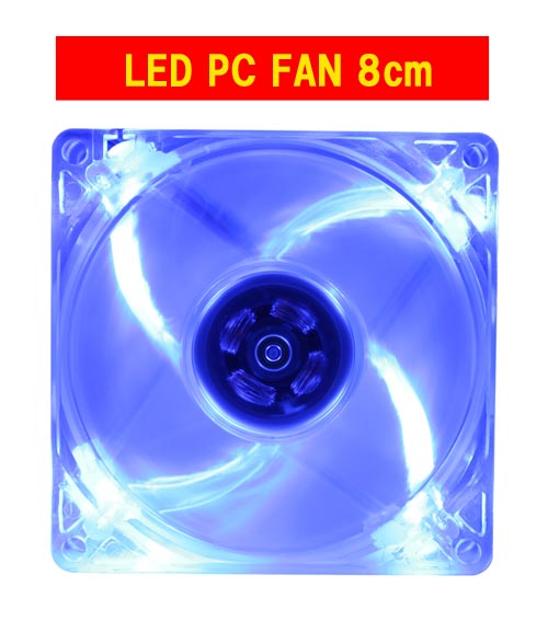 パソコンのドレスアップグッズ ブルー LED の PC FAN/ファン