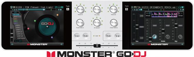 DJ機能を更にパワーアップ!!　進化するMONSTER GO-DJ