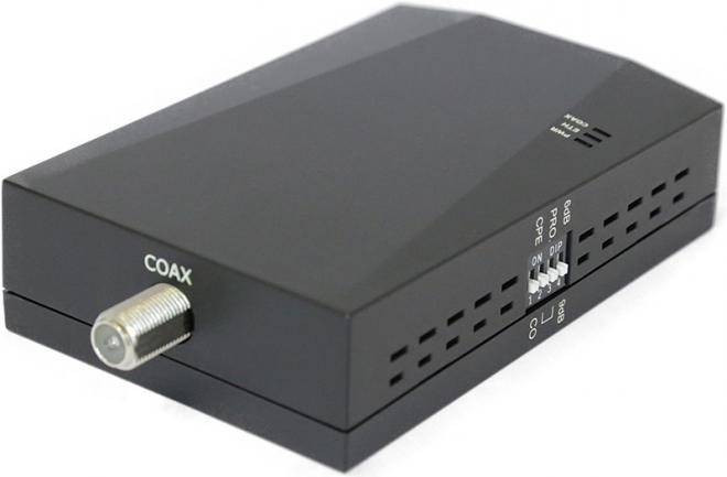 既設の同軸ケーブルでLAN延長を可能にする、ABiLINX 1400を発売