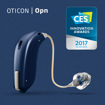 オーティコン補聴器、「Oticon Opn」がCES2017の２部門で 