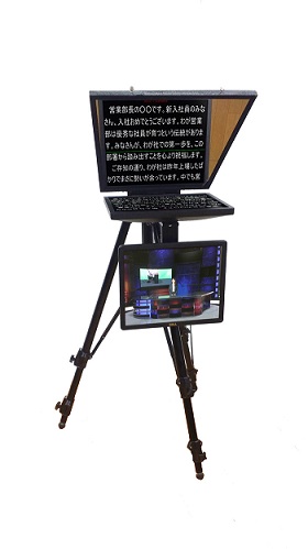 テレプロンプターを使用したｅラーニング講義映像収録体験キャンペーンを実施(1月23日-1月27日)