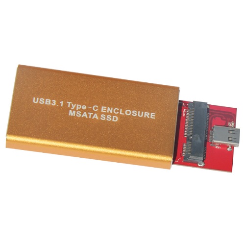 Type-C to MSATA SSD Enclosure