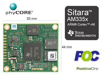 Sitara AM335x搭載システムオンモジュールphyCORE-AM335xの販売開始