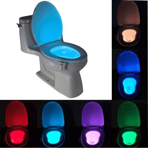 LED ライト for トイレ【便座を8色にライトアップ】