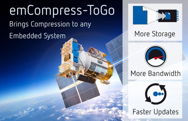 組み込みシステムでリアルタイムにデータを圧縮ソフトウエア「emCompress-ToGo」販売開始