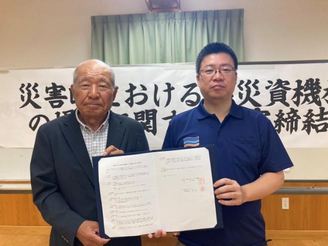 9月1日【防災の日】亀山市川崎地区まちづくり協議会と災害協定を締結