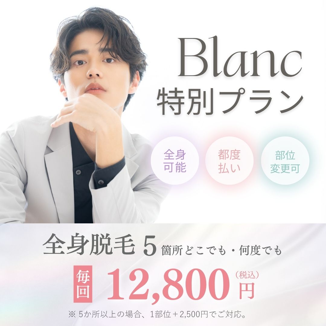 ヒゲ脱毛・ボディ脱毛・陰部脱毛