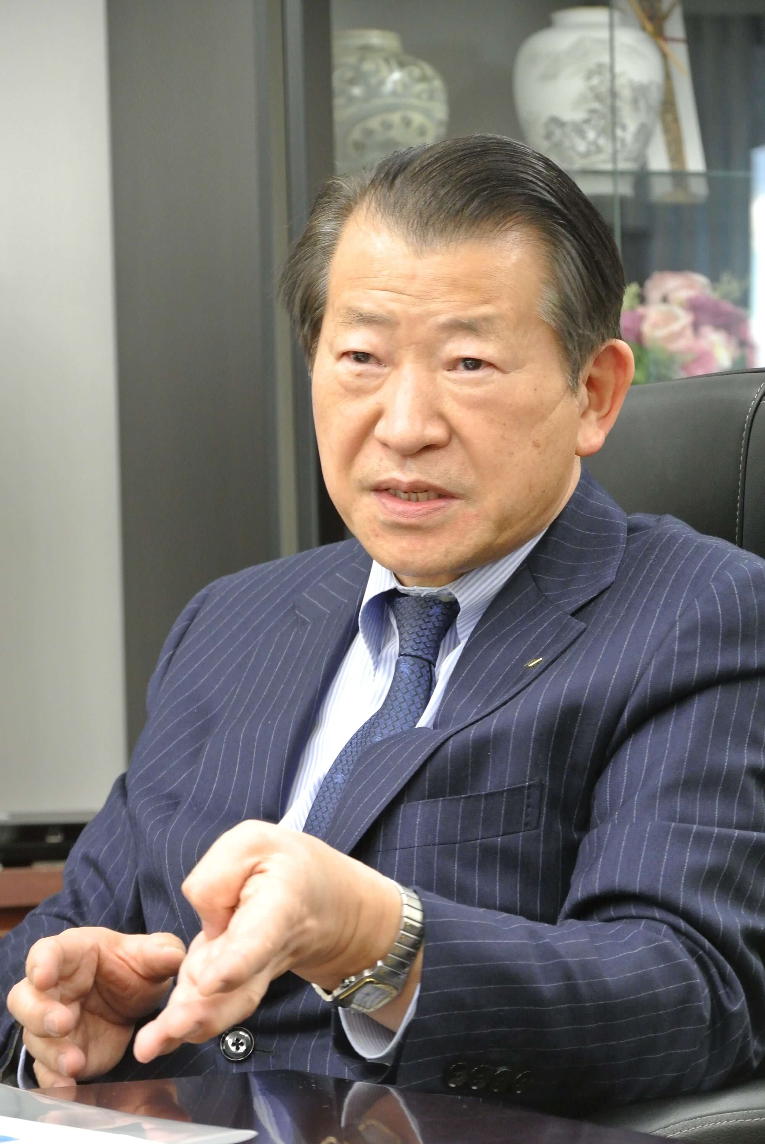 「日本は海流発電の適地」と語る日本システム企画・熊野活行社長
