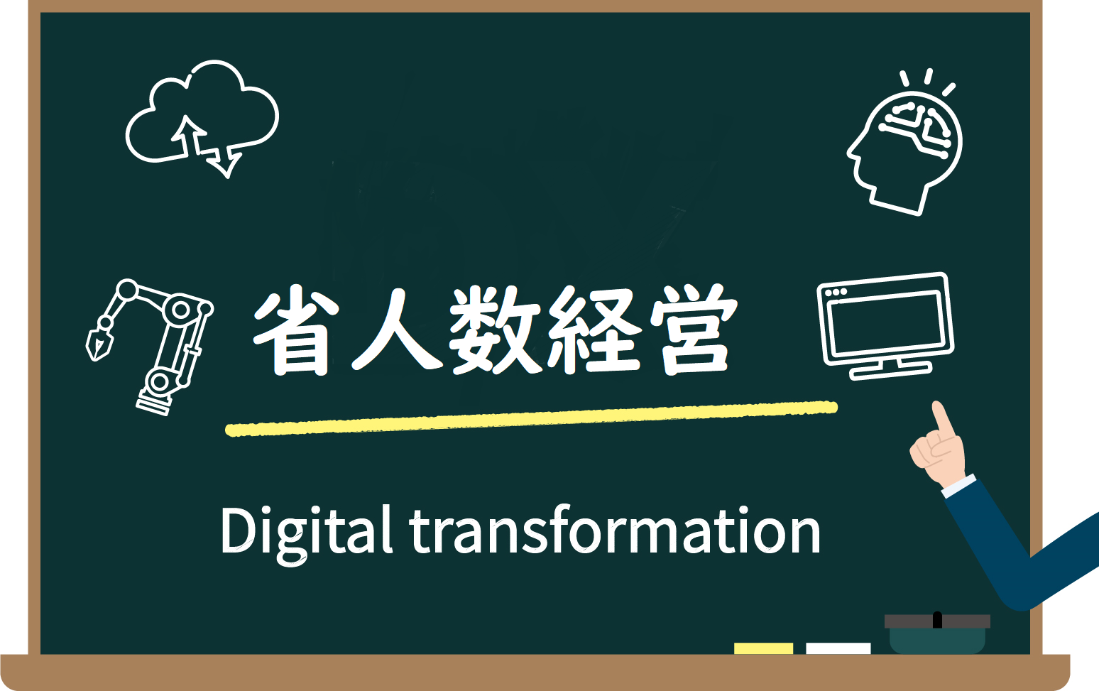 DXで企業文化を変えるポイント「省人数経営」