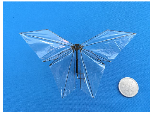 【ドローン】蝶をモデルとした小型はばたきロボットの開発～ひらひらと宙を舞うロボット～