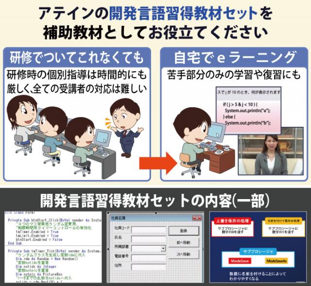 開発言語習得教材セットを企業や教育機関向けに提供開始