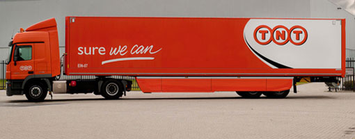 TNT、ベネルクス諸国で革新的な配送トレーラーを導入