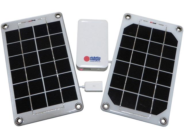 スマートフォンやタブレットも充電できる、ポケットサイズの太陽光発電システム新製品を発売