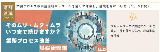 業務プロセス改善「基礎研修編」を新たに追加し、ラインナップを拡充 