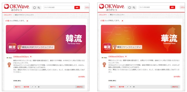 “韓流”と“華流”の国際ファンコミュニティを提供開始