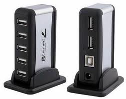 【７ポートのUSBハブ】セルフ／バスパワー両モード対応！！ 高消費電力の周辺機器にも対応できます！