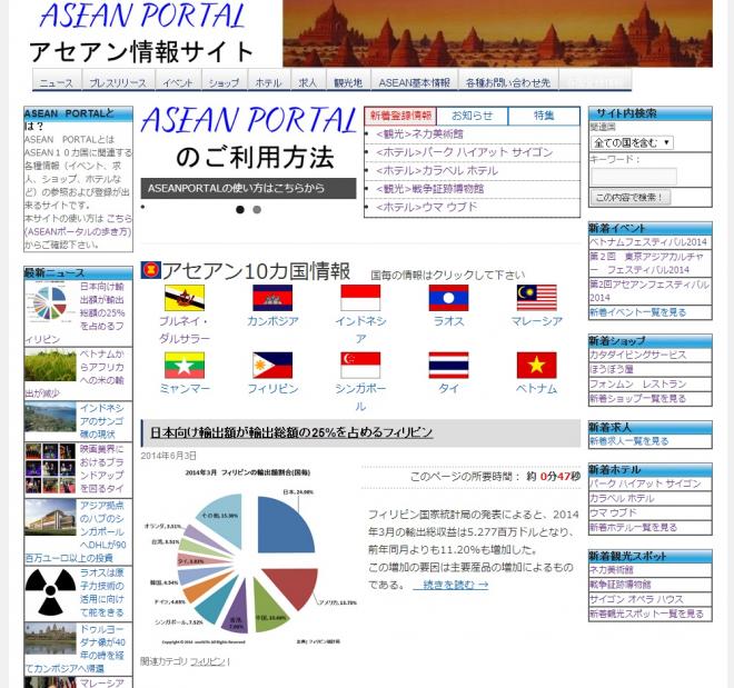 アセアンに関する各種情報を参照・登録可能なポータルサイト(ASEAN Portal)を運営開始