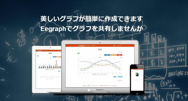 グラフ作成サービス『Eegraph』がグラフ共有機能をリリース