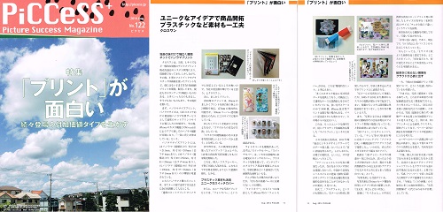 月刊PiCCeSSに「プリント」が面白い：続々登場の付加価値タイプを生かす、掲載