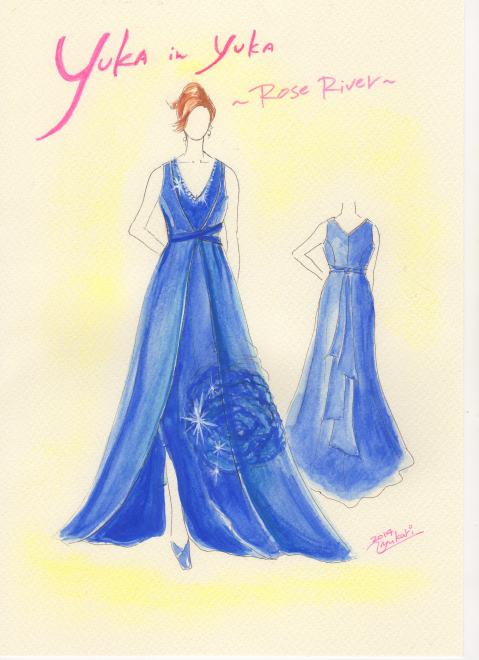 （株）ビーランド代表　池本紫が、女優、優香さん着用ドレスをデザイン制作いたしました