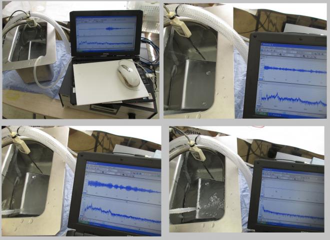 ＜ステンレス容器＞を利用した小型超音波システムを開発