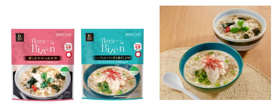 健康的な朝食習慣をサポートする「フローラ美膳」から おかゆアソート2種が発売！