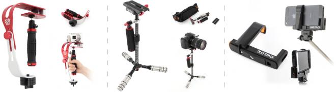 手ブレを抑え、動画に独特の浮遊感を与えるスマホ・カメラ用スタビライザー発売。