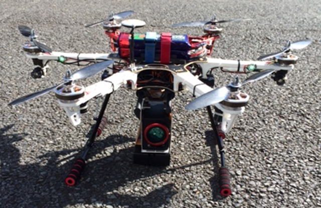 無人機搭載用リモートサーモカメラのプロトモデルを開発　わずか400gでＵＡＶへの搭載に最適