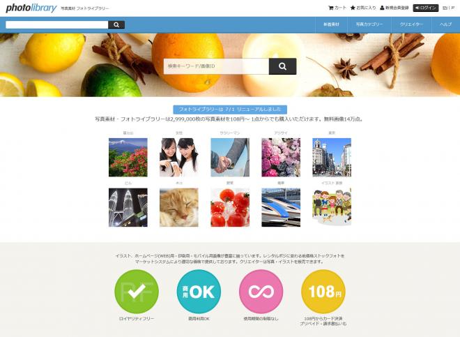 ストックフォトサイト「Photolibrary」がリニューアルオープン！