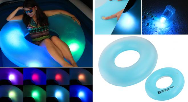 パーリーピーポーもそうでない人も、夏は夜まで遊び倒せ！LEDがゆらゆら光るエレクトリック浮き輪発売。