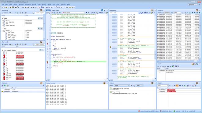 ARM Cortex向けGCCベースIDE「Segger Embedded Studio」販売開始