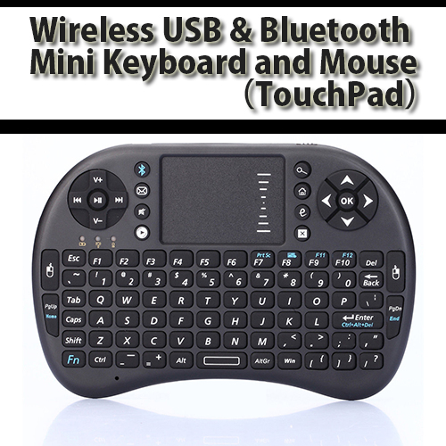 Bluetooth  タッチパッド搭載 ミニキーボード