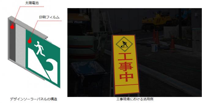 【安全・保安・工事】太陽電池が露出しない唯一の構造。ソーラーLED内照式工事看板が2月1日に新発売。