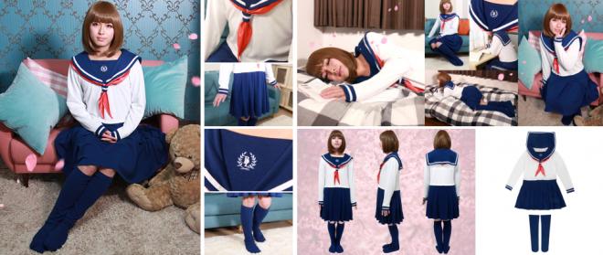 春も、お部屋の中だけオトコの娘。冬服が２日で完売したセーラー服型男性用部屋着「ボクセラ」に春服登場。