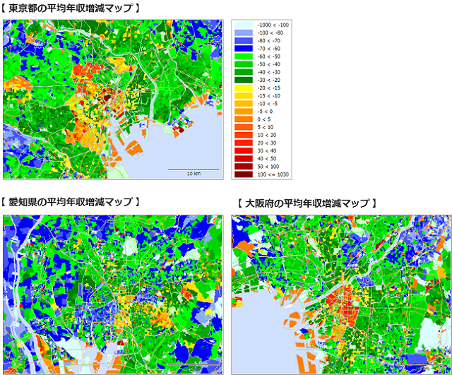 「推計年収階級別世帯数データ」リリースのお知らせ～地域の年収構造の変化を地図に見える化～