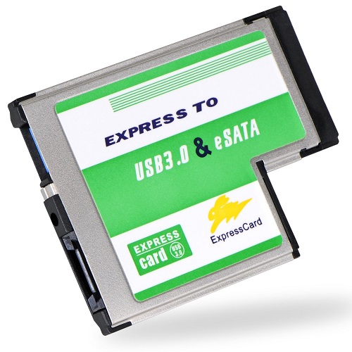ExpressCard 54スロット用 eSATA・USB3.0増設カード