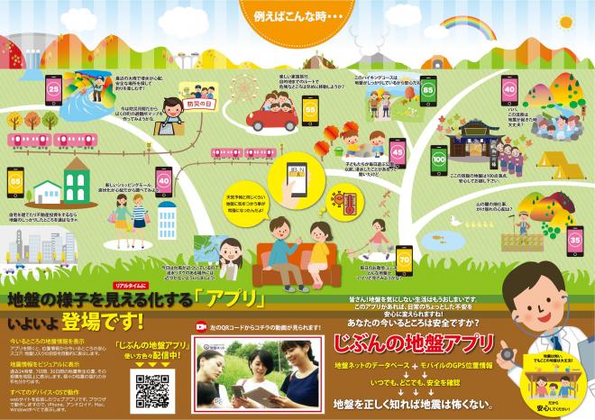 日本初！現在地の地盤のスコアをタイムリーに知ることができる「じぶんの地盤アプリ」ユーザー数５万件突破