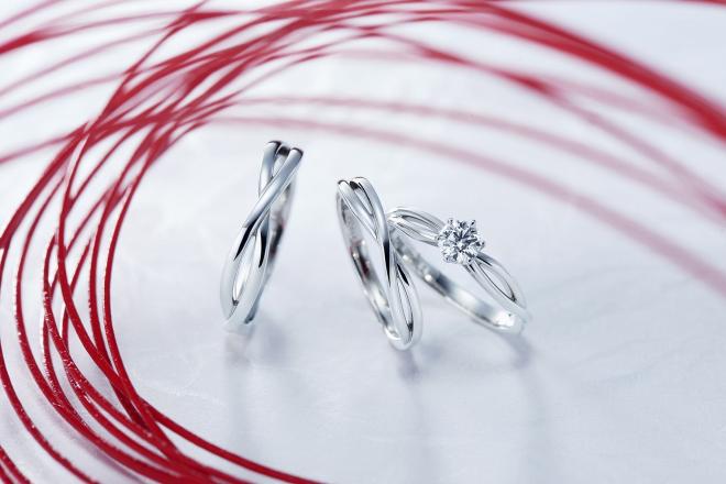 視覚効果で指が華奢に見えるデザイン／婚約・結婚指輪の新作発売