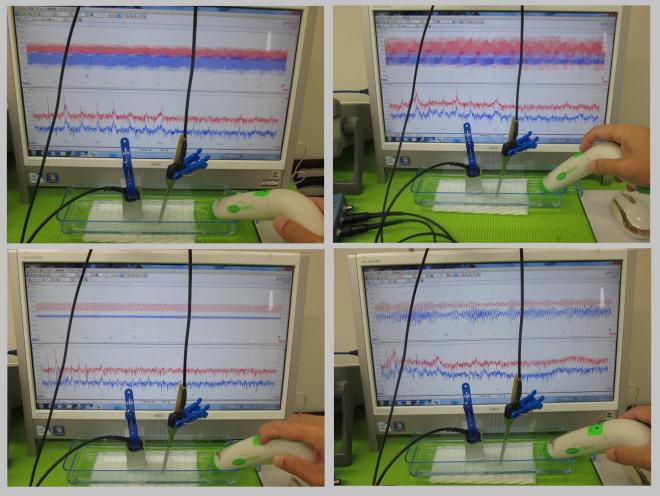 充電式超音波洗浄器（５０ｋＨｚ）を利用した実験動画　Ｎｏ．４