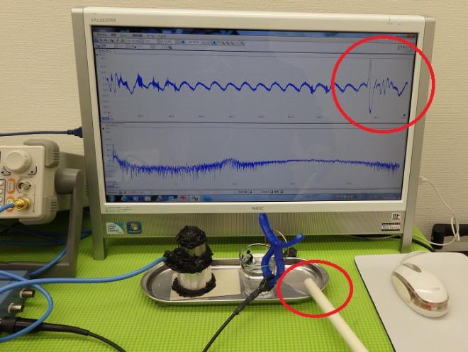 非線形振動（叩く）を利用した超音波制御技術