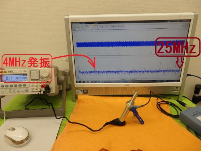 超音波プローブの発振制御による表面検査技術　Ｎｏ．２