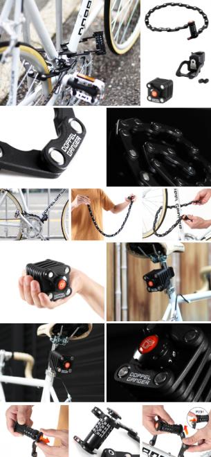 頑丈で長いのに、キーレスで手のひらサイズ。ロードバイクにマッチする洗練さを備えた自転車用ロック発売。