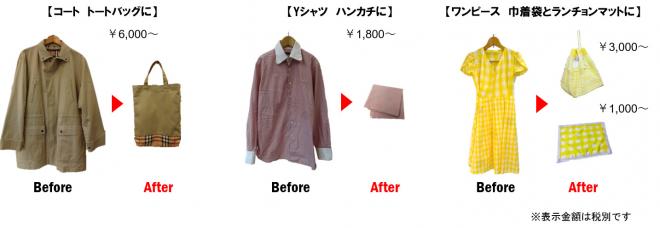 いらなくなった洋服が蘇る!「不要衣類リメイク」