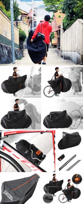 更に軽量＆コンパクトになった輪行袋兼保管カバー「マルチユースキャリングバッグ ウルトラライト」発売。