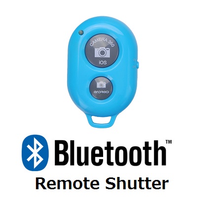 Bluetooth シャッターボタン！スマホカメラを遠隔操作！