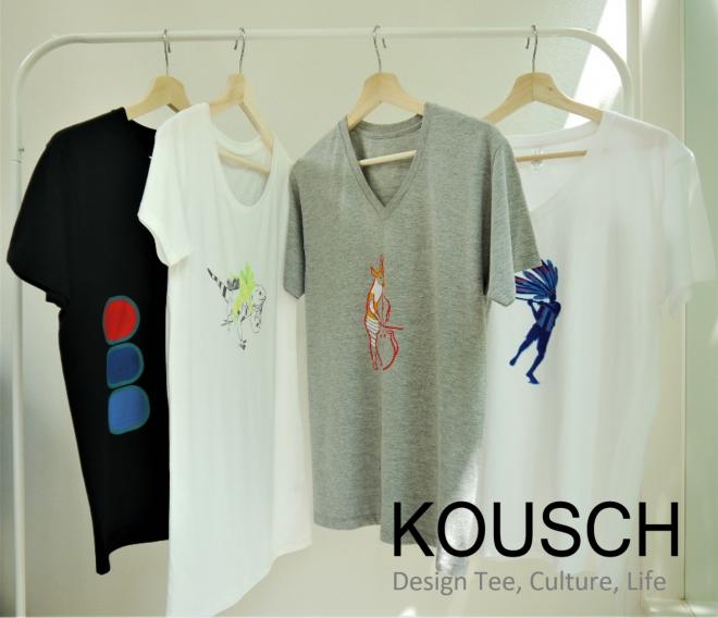 TシャツブランドKOUSCH（コウシュ） のPOP UP STOREが奥渋谷の書店に限定オープン