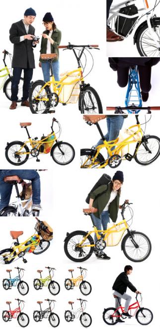 ヨガ、カメラ、英会話…春こそ何かはじめたい！フレーム中央のカゴにA4サイズの荷物が入るミニベロ発売。