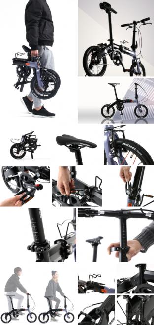 「片手で運べるミニベロ」目指した7kg台。人気の14インチ折りたたみ自転車「ハコベロ」第二弾発売。
