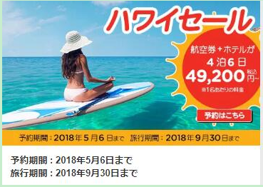 「大絶賛のハワイ情報！」今度はSavings.co.jpでハワイへ旅行イベントが多い、お得に準備！